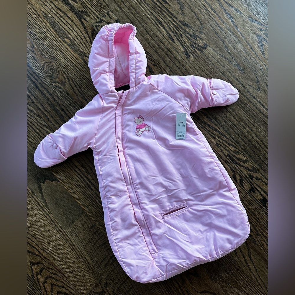 Brand New Pink Baby Snow Suit/Sack